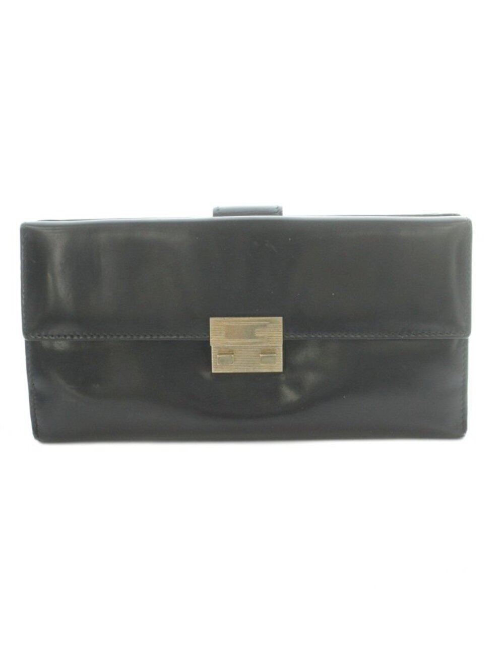 Gucci Wallet Bifold Coin Purse Leather Black